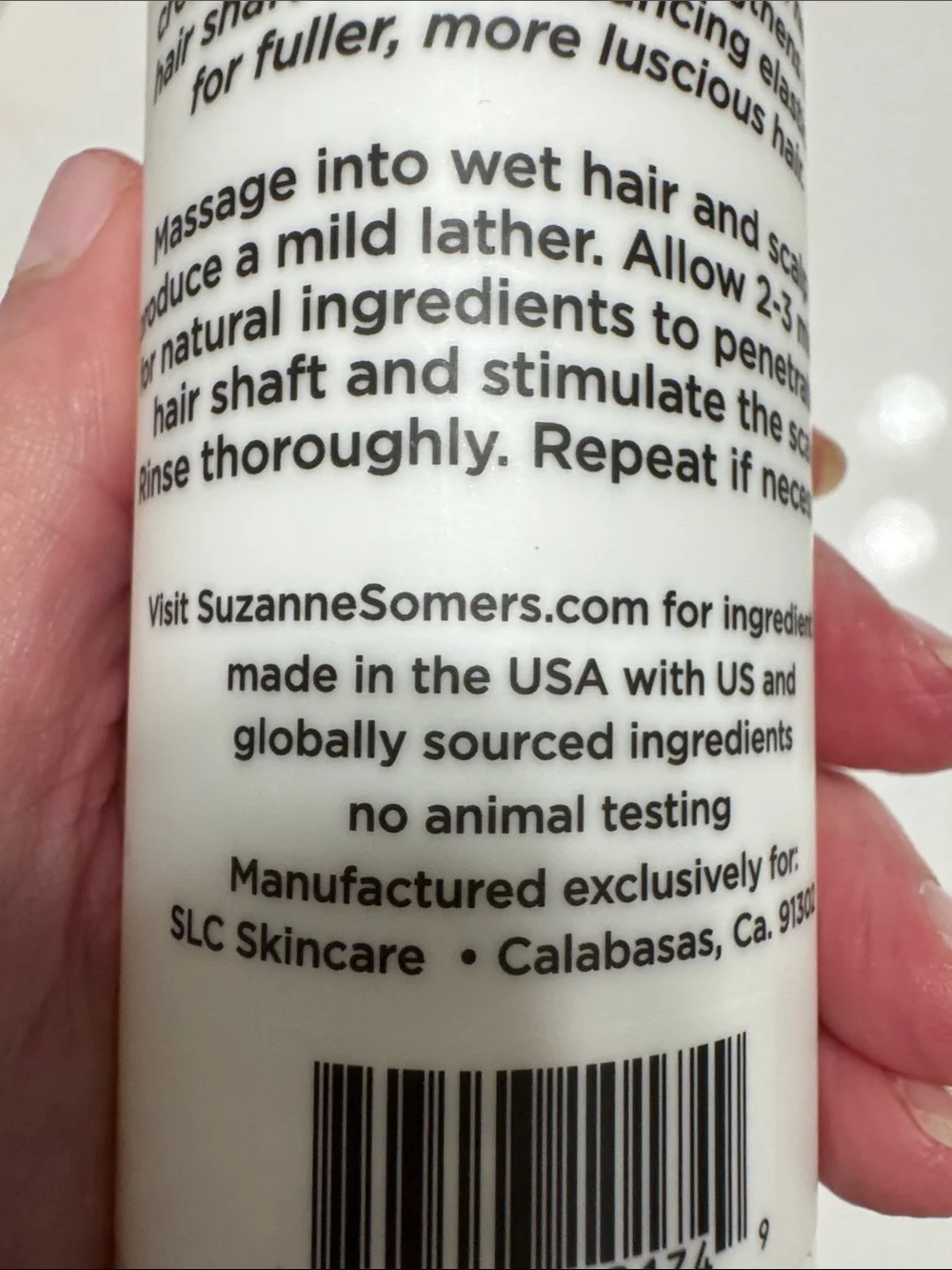 Suzanne Organics Volumizing Shampoo & Conditioner